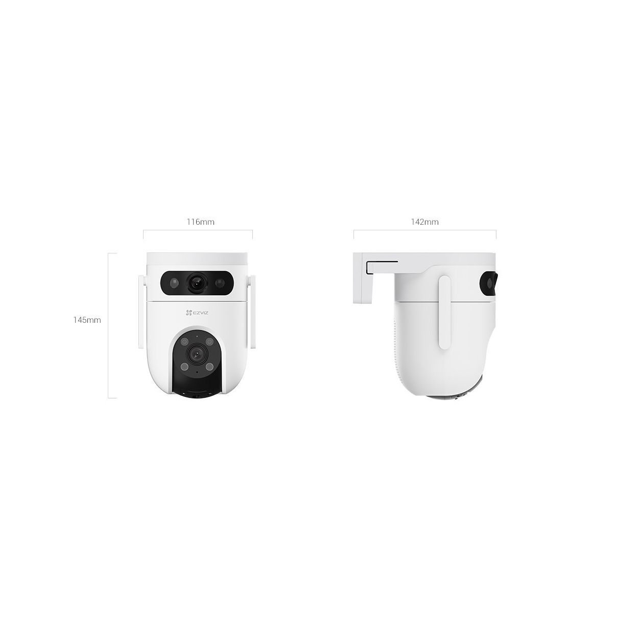 H9C Cámara IP 3MP Dual Lens 2K Exterior — imagen 6