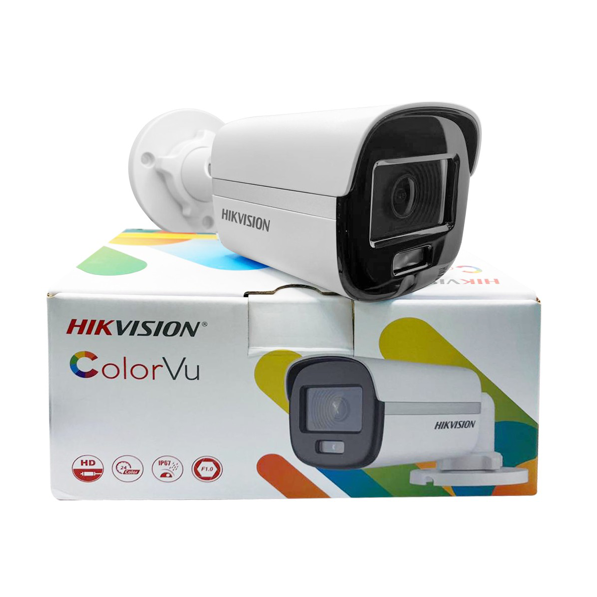 Cámara Bullet 2MP ColorVu DS-2CE10DF0T-PF — imagen 2