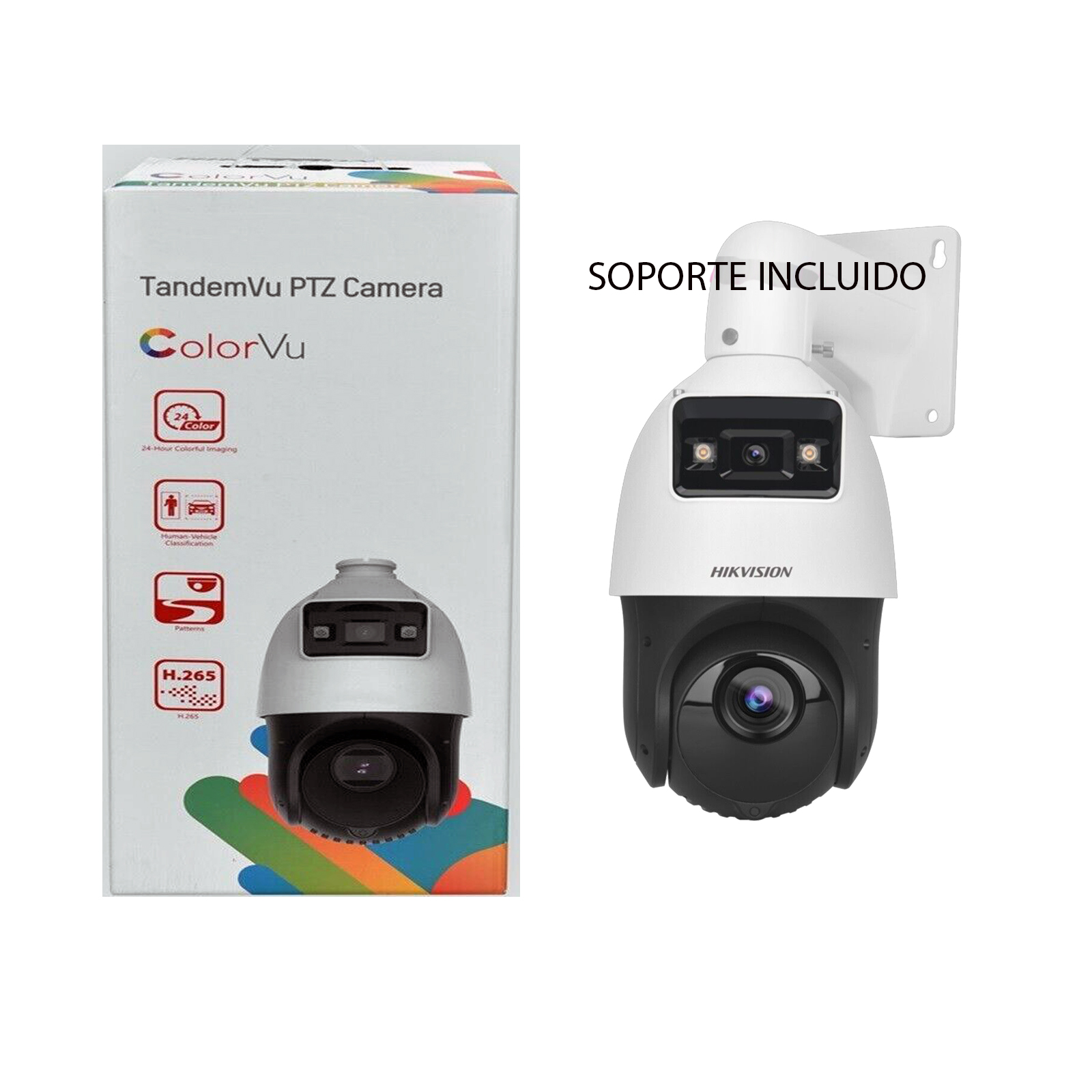 Domo PTZ TandemVu 4MP+6MP Zoom 25X DS-2SE4C425MWG-E/26 — imagen 2