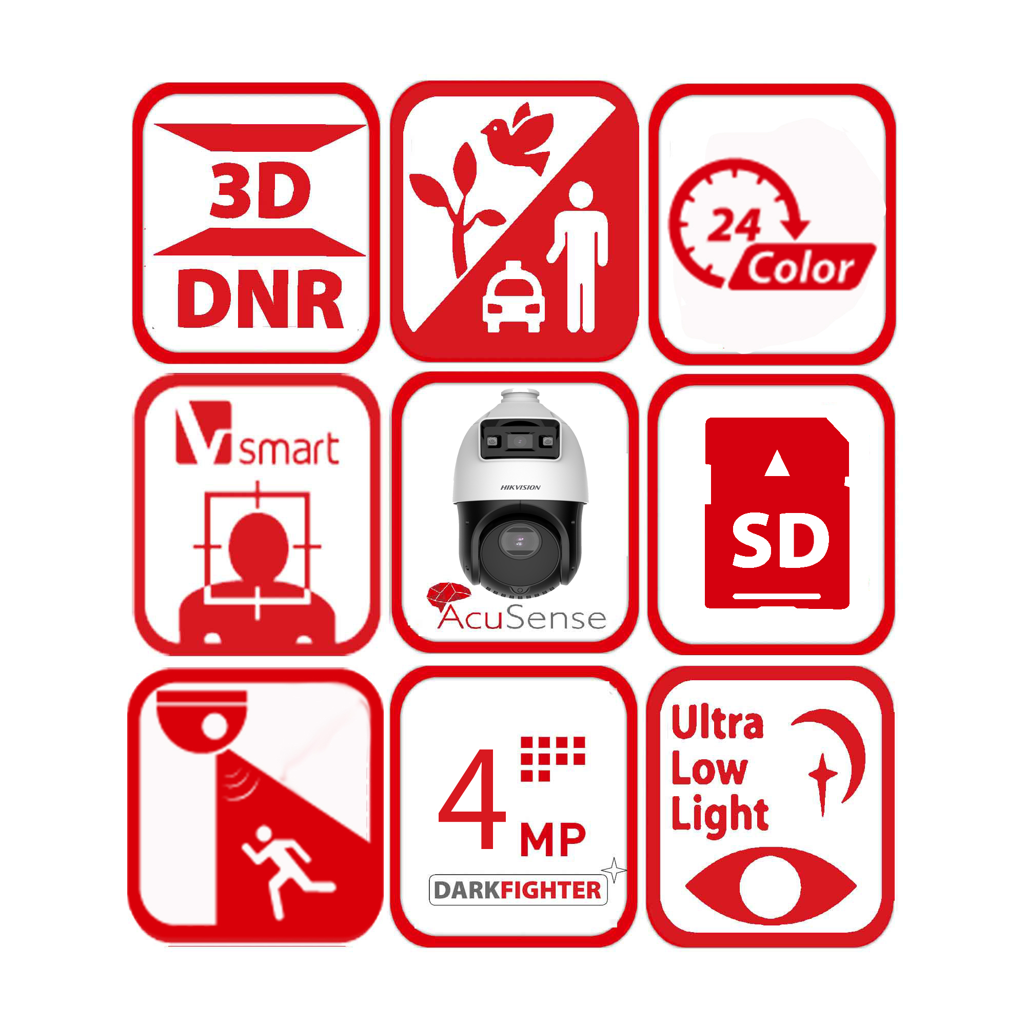 Domo PTZ TandemVu 4MP+6MP Zoom 25X DS-2SE4C425MWG-E/26 — imagen 3