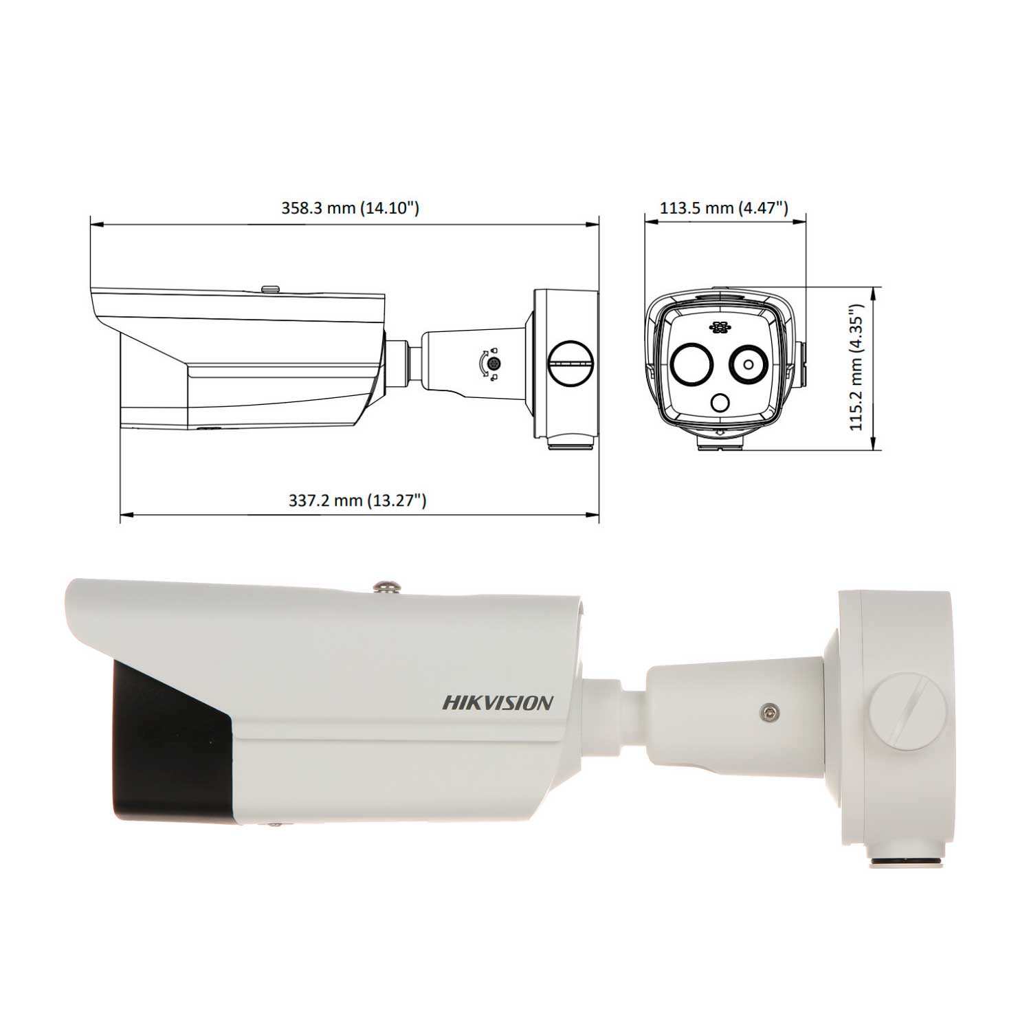 Cámara Térmica DS-2TD2617-10/QA — imagen 3