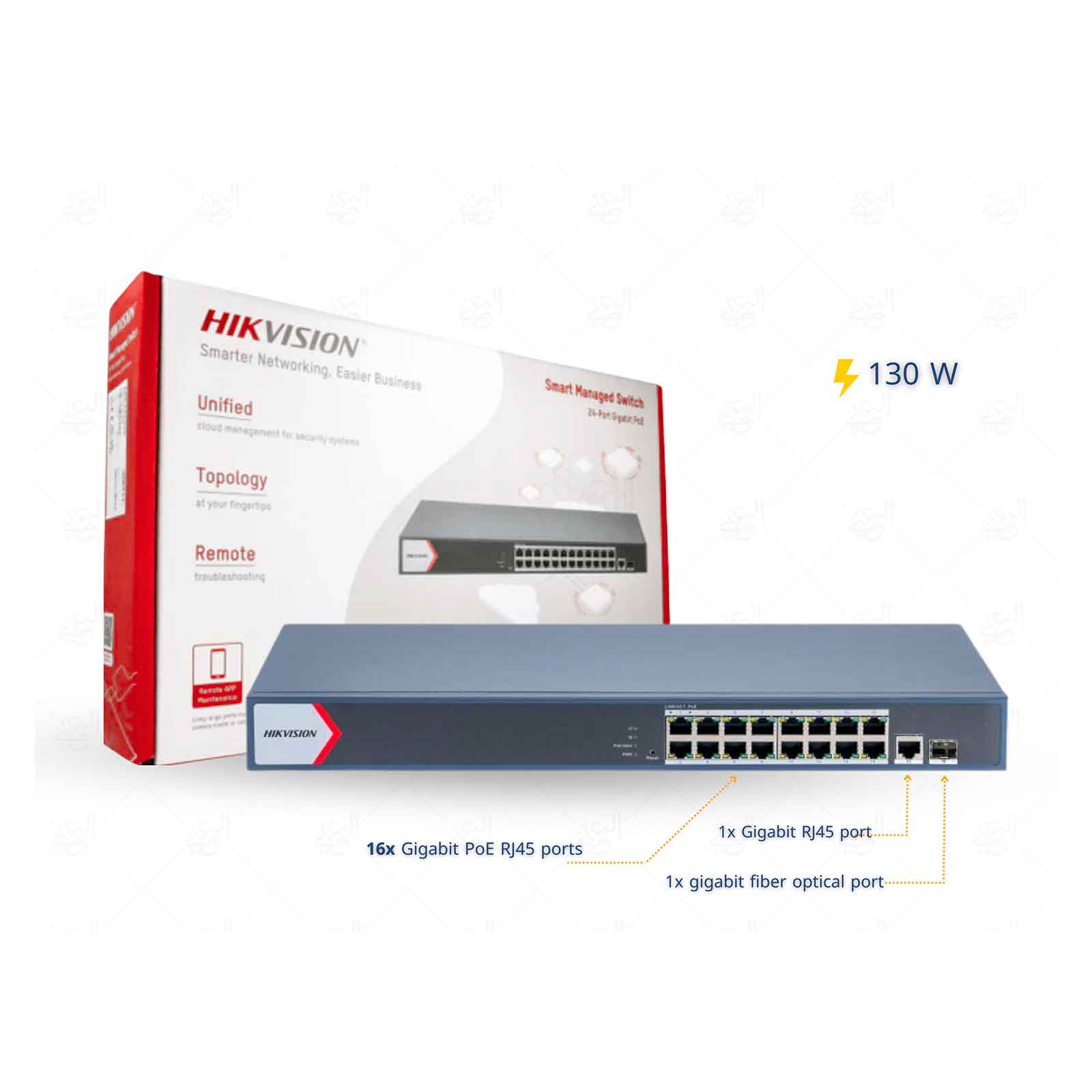 Switch PoE 16P DS-3E1518P-EI — imagen 4