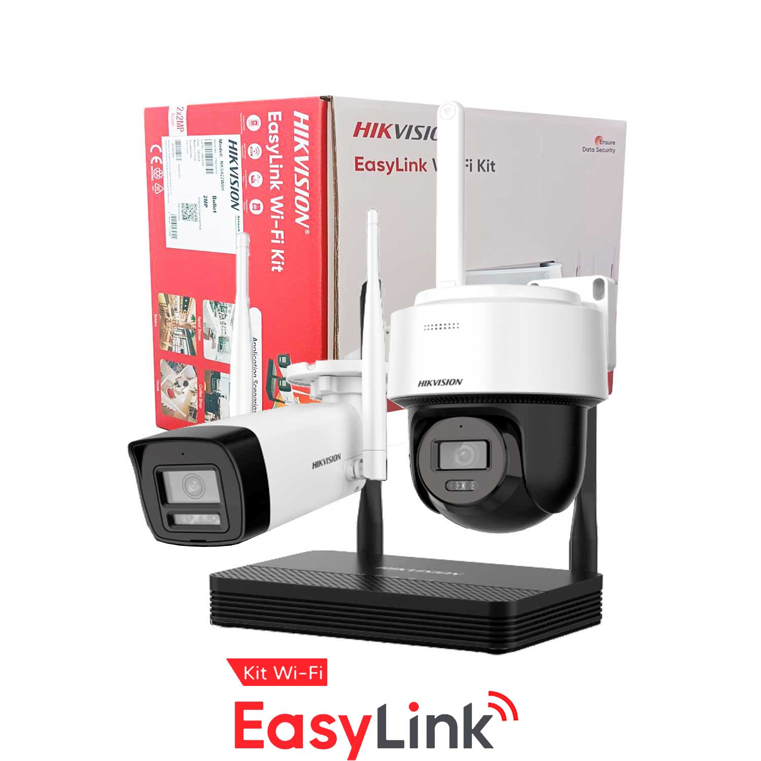 Kit EasyLink 2MP WiFi DS-J142I/NKS422W03H — imagen 1