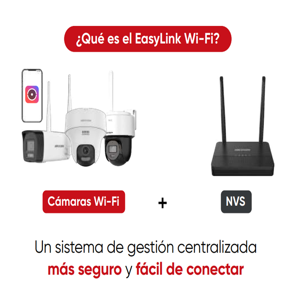 Kit EasyLink 2MP WiFi DS-J142I/NKS422W0H — imagen 2