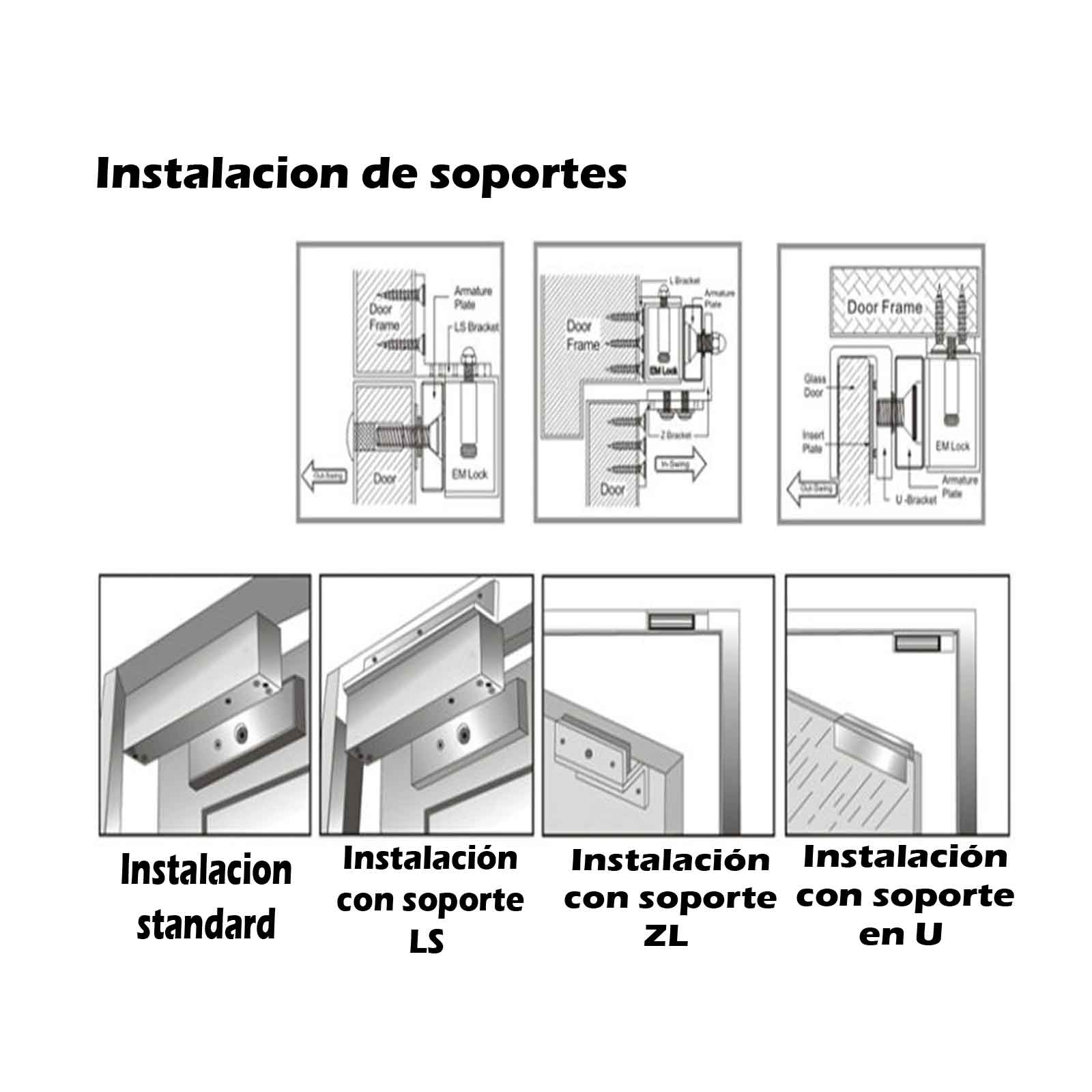 Cerrojo Magnético DS-K4H255S — imagen 4