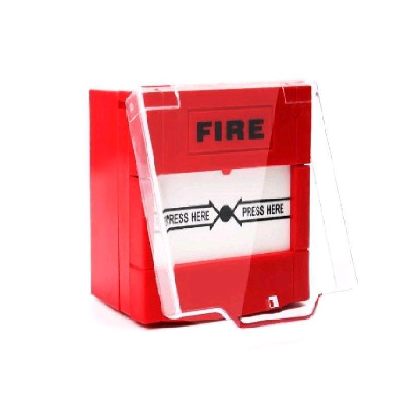 Avisador Manual de Incendio Rearmable con Tapa FA-404